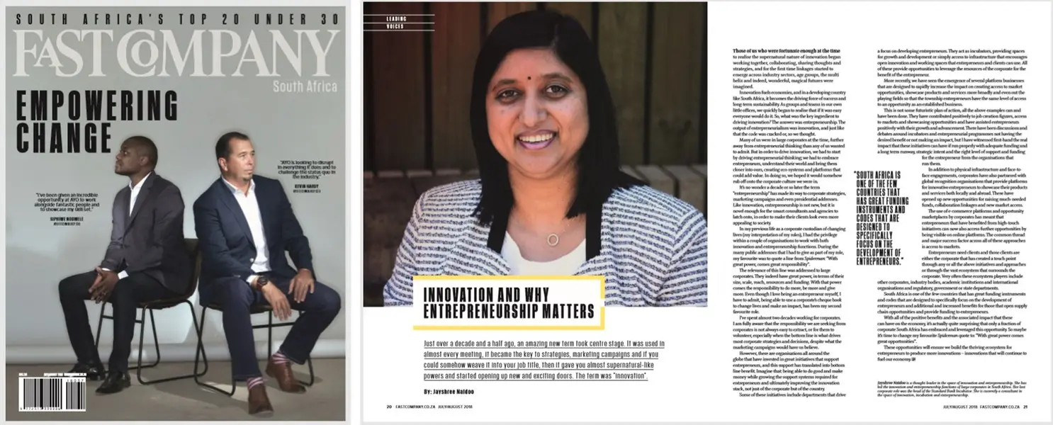 Innovation and Why Entrepreneurship Matters